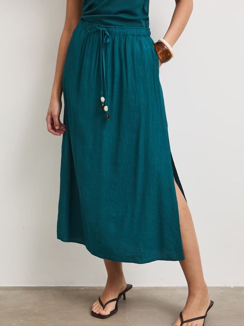 Medicine spódnica trapezowa z wiskozą - zdjęcie produktu nr 1