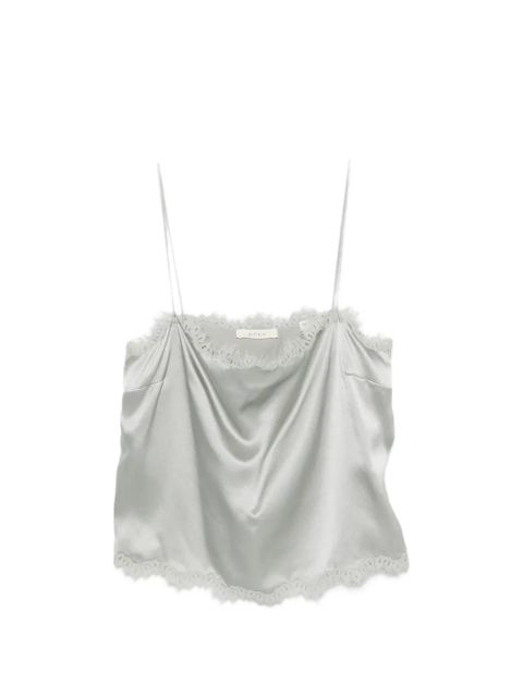 DÔEN Loure lace-trim top - Green - zdjęcie produktu nr 1