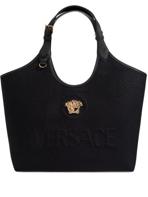 Versace Medusa-appliqué tote bag - Black - zdjęcie produktu nr 1