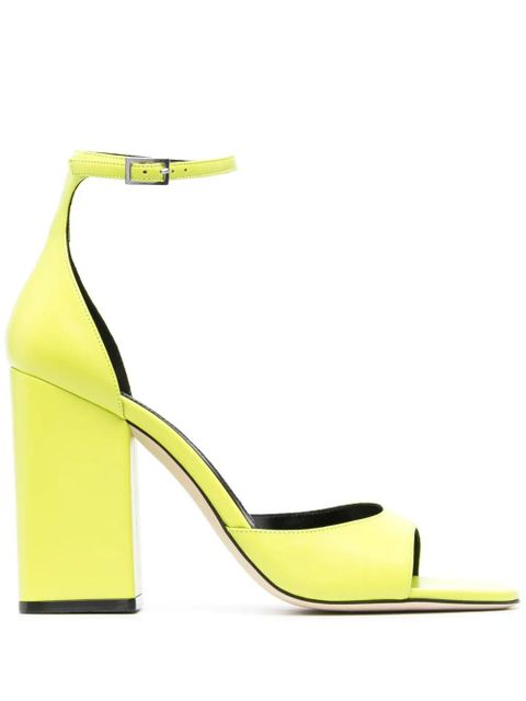 Paris Texas Fiona 100mm block-heel sandals - Green - zdjęcie produktu nr 1