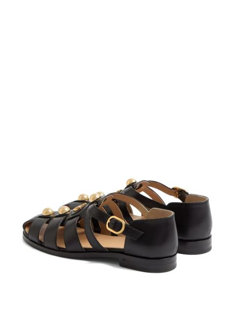Valentino Garavani 20mm VLogo Signature fisherman sandals - Black
