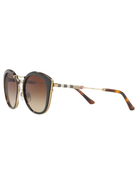 Burberry Eyewear vintage check detail sunglasses - Brown - zdjęcie produktu nr 2