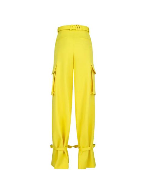 The Attico belted cargo trousers - Yellow - zdjęcie produktu nr 2