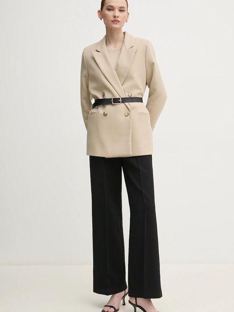 Marc Aurel t-shirt damski kolor beżowy 7632-7000-73813 - zdjęcie produktu nr 2