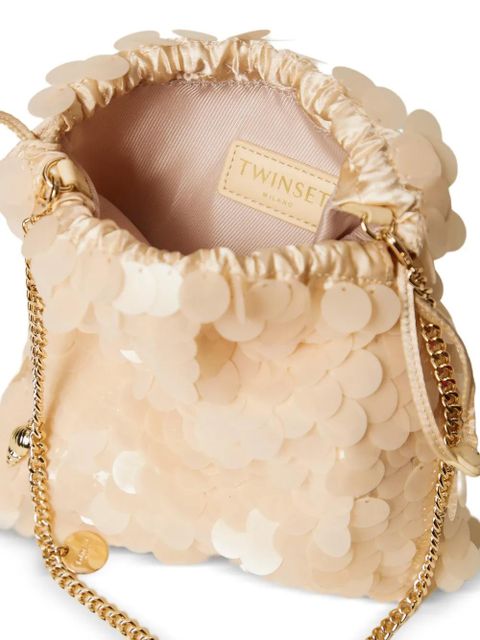 TWINSET chain satchels bag - Neutrals