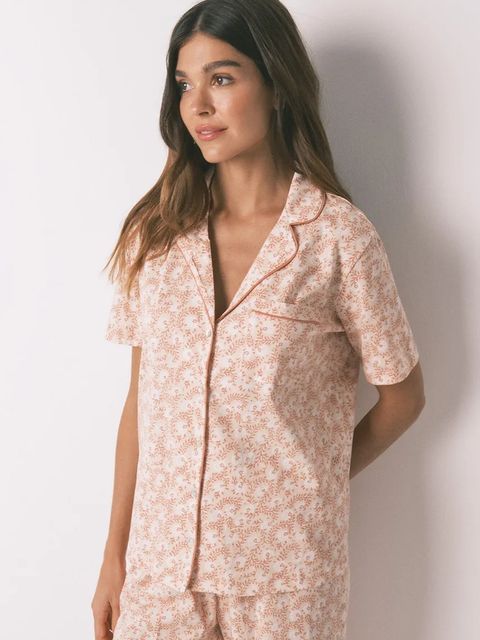 women'secret piżama bawełniana damska kolor pomarańczowy bawełniana 4852098