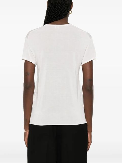 TOTEME silk T-shirt - White