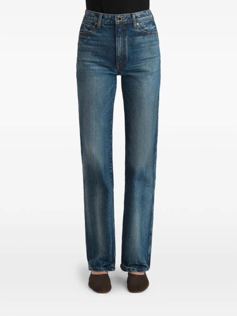 KHAITE Danielle stretch jeans - Blue