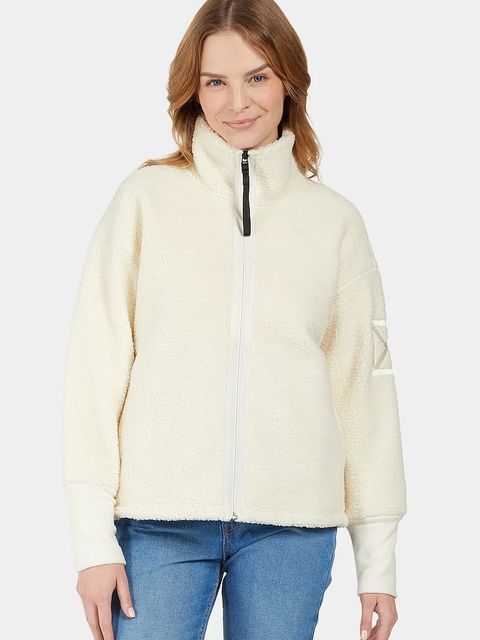 Didriksons bluza MELLA damska kolor beżowy gładka 505446 - zdjęcie produktu nr 1