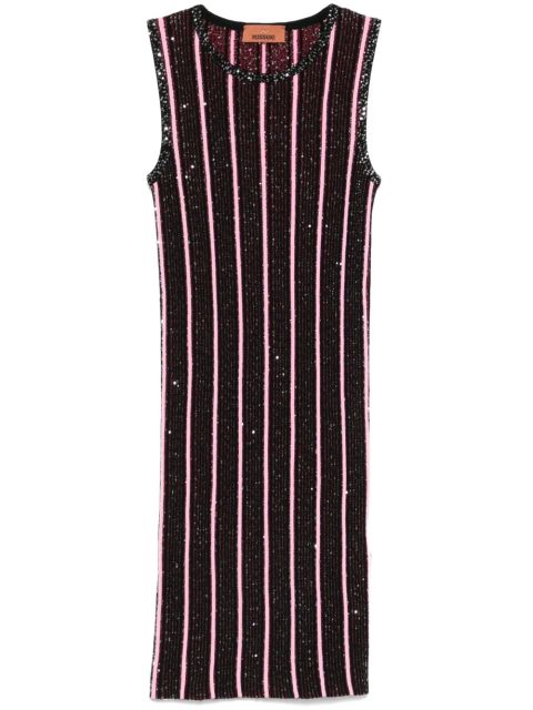 Missoni sequined ribbed mini dress - Black - zdjęcie produktu nr 1