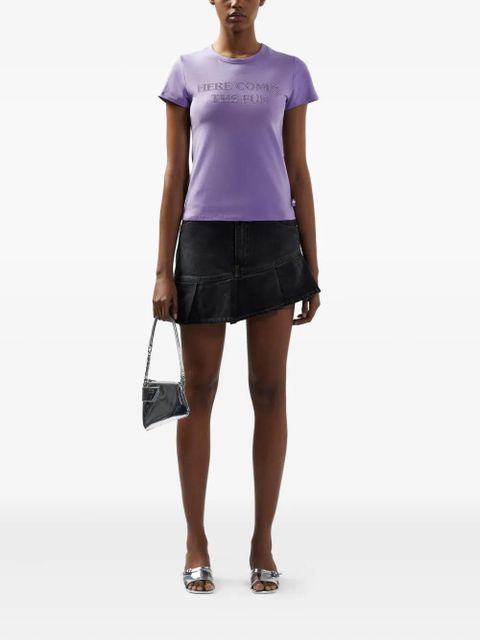 GCDS Polly Pocket Bling T-shirt - Purple