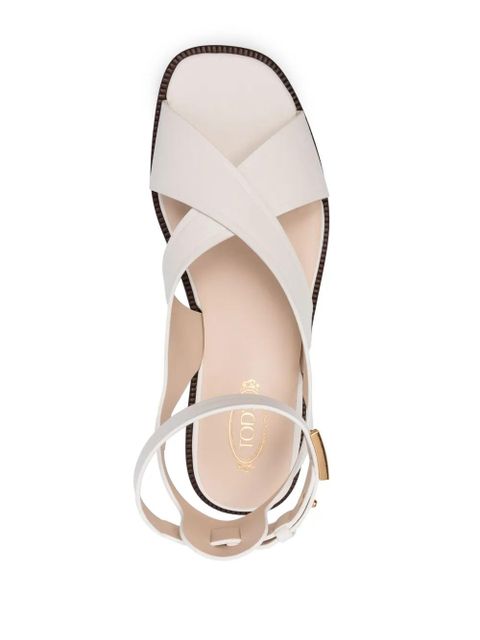 Tod's Kenia leather sandals - White