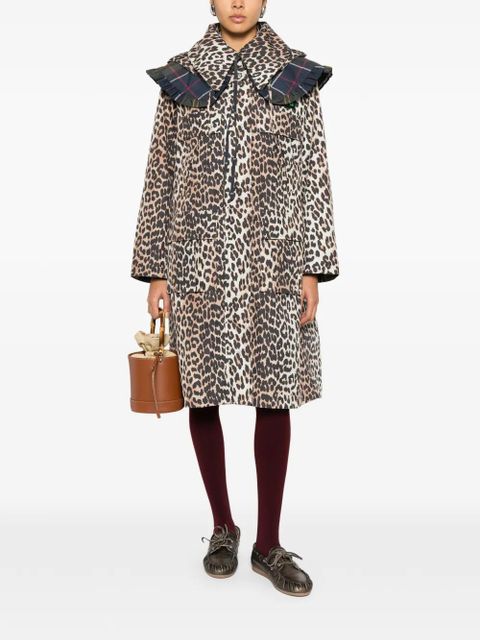 Barbour xBarbour xGanni leopard print hooded coat - Neutrals - zdjęcie produktu nr 2