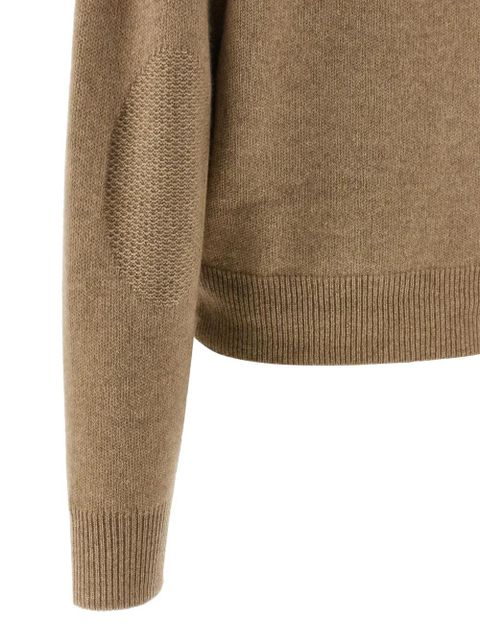 Guest In Residence Allday cuffed elbow sweater - Brown