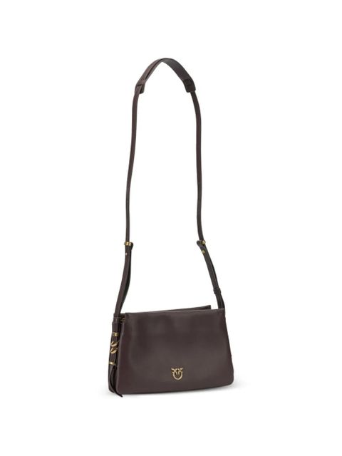 PINKO logo-embellishment crossbody bag - Brown