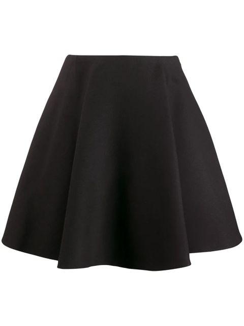 Valentino Garavani flounced crepe skirt - Black - zdjęcie produktu nr 1