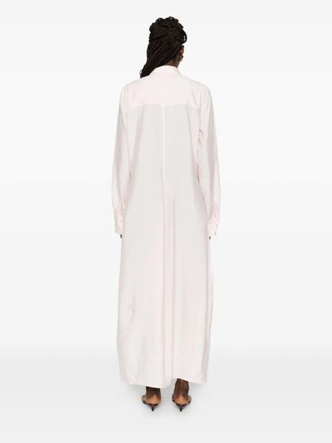 TOTEME Parachute long-sleeve shirt dress - Pink