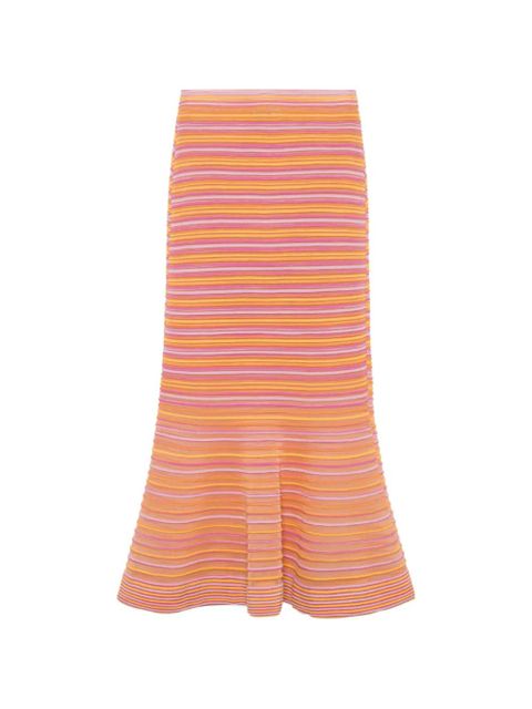 Simkhai striped midi skirt - Orange - zdjęcie produktu nr 1