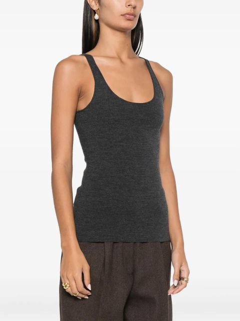 TOTEME knitted tank top - Grey