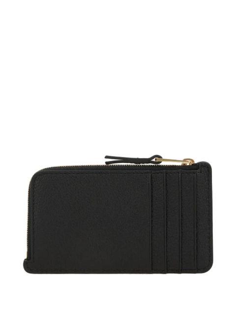 LOEWE grained-leather card holder - Black - zdjęcie produktu nr 2