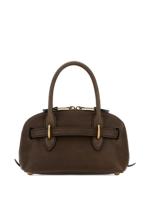 Miu Miu mini Aventure leather tote bag - Brown - zdjęcie produktu nr 2