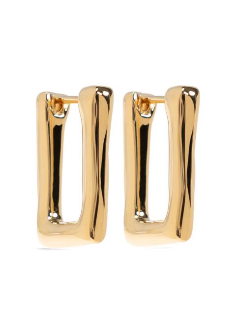 Jil Sander rectangle earrings - Gold - zdjęcie produktu nr 1