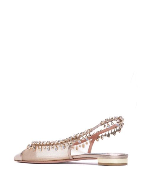 Aquazzura Temptation Crystal ballerinas - Pink - zdjęcie produktu nr 2