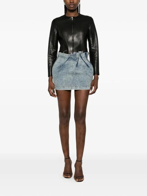 Magda Butrym pleated mini skirt - Blue - zdjęcie produktu nr 2