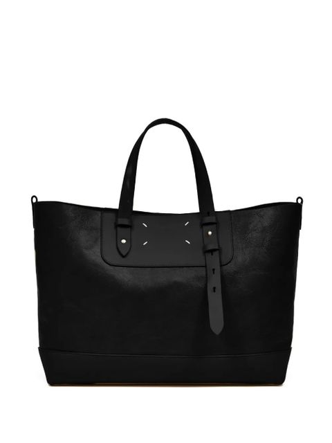 Maison Margiela black leather tote bag - zdjęcie produktu nr 1