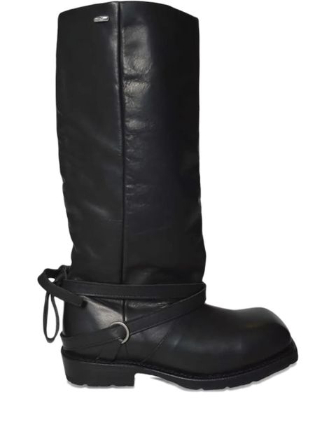 OUR LEGACY High Engine strap boots - Black - zdjęcie produktu nr 2