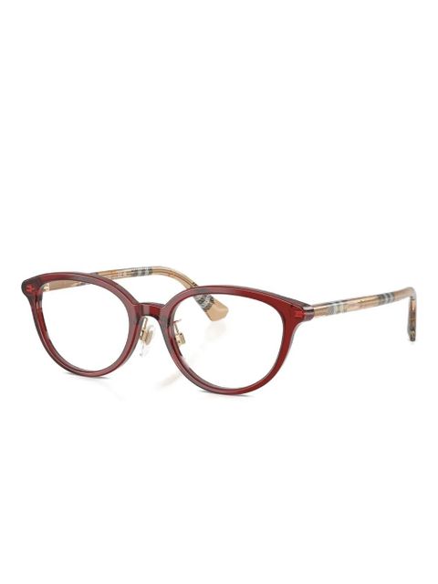 Burberry Eyewear round-frame glasses - Red