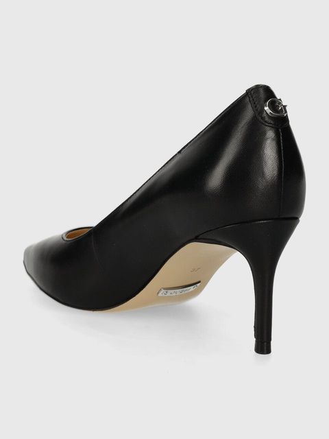 Guess szpilki skórzane BRAVO4 kolor czarny FLPBV4 LEA08