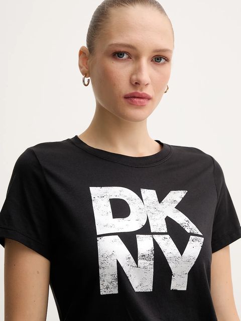 Dkny t-shirt damski kolor czarny DJ5T1631