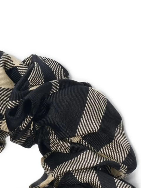 Burberry checked scrunchie - Black - zdjęcie produktu nr 2