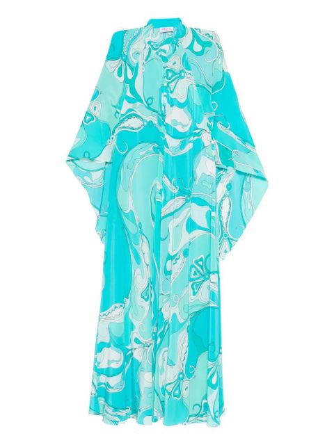 PUCCI floral-print kaftan - Blue - zdjęcie produktu nr 1