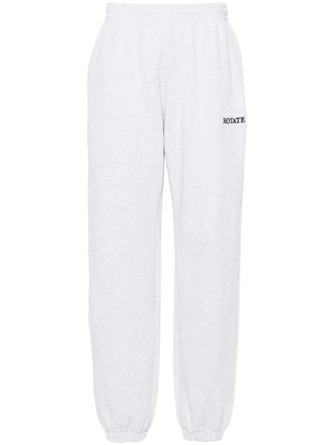 ROTATE BIRGER CHRISTENSEN logo-embroidered track pants - Grey