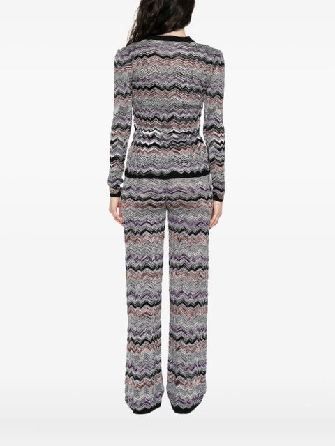 Missoni chevron-knit cardigan - Black