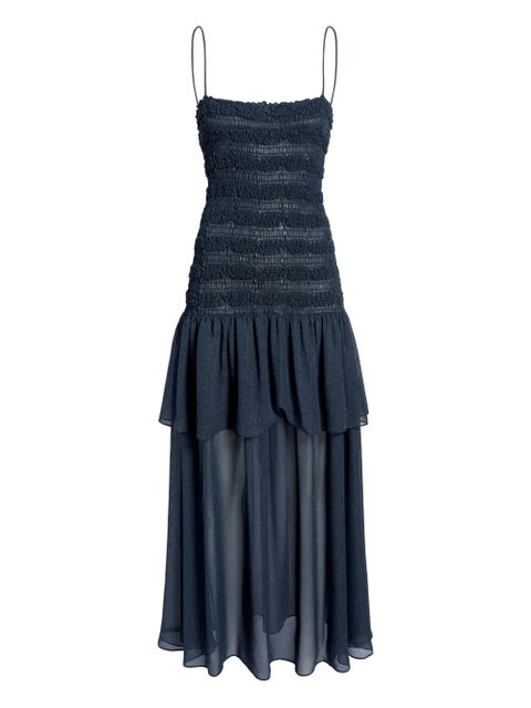 Proenza Schouler Michal ruffled midi dress - Blue - zdjęcie produktu nr 1
