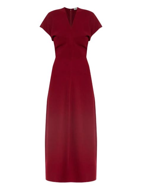 ANINE BING Zadig V-neck midi dress - Red - zdjęcie produktu nr 1