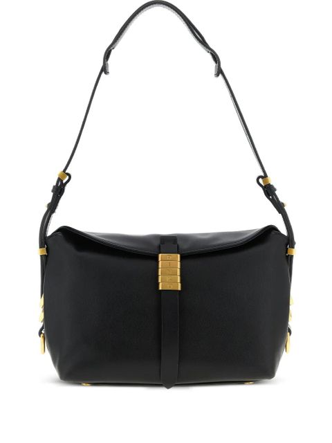 PINKO engraved-rings saddle shoulder bag - Black - zdjęcie produktu nr 1