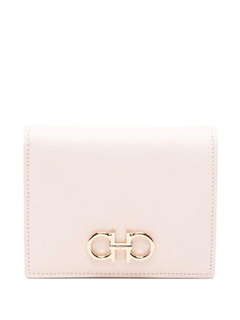 Ferragamo logo-plaque leather wallet - Pink - zdjęcie produktu nr 1