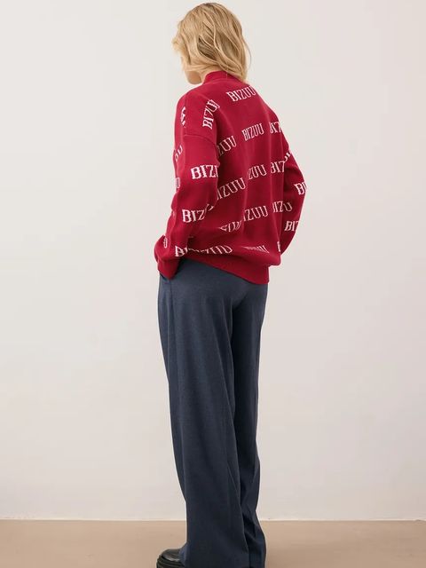 Bizuu kardigan bawełniany KYLE damski kolor bordowy KYLE BORDOWY