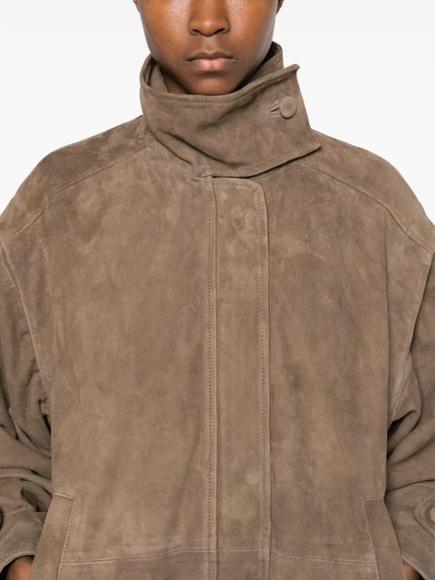 ROTATE BIRGER CHRISTENSEN leather jacket - Brown