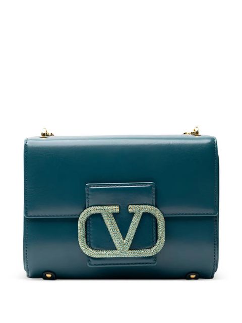 Valentino Garavani leather shoulder bag - Blue - zdjęcie produktu nr 1