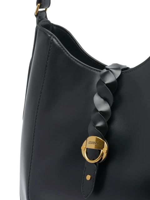 ISABEL MARANT Altay braided-detail shoulder bag - Black