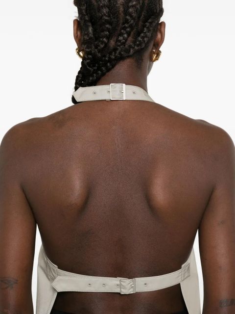 WARDROBE.NYC Clean backless top - Neutrals