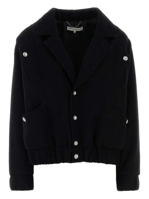 Alessandra Rich long-sleeve bomber jacket - Black - zdjęcie produktu nr 1