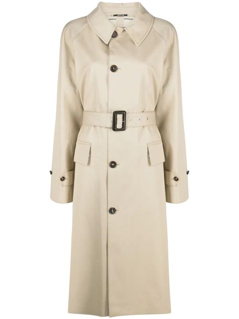 Maison Margiela single-breasted trench coat - Neutrals - zdjęcie produktu nr 1