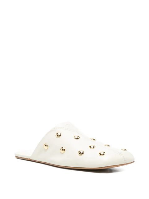 Chloé Rita studded mules - Neutrals - zdjęcie produktu nr 2