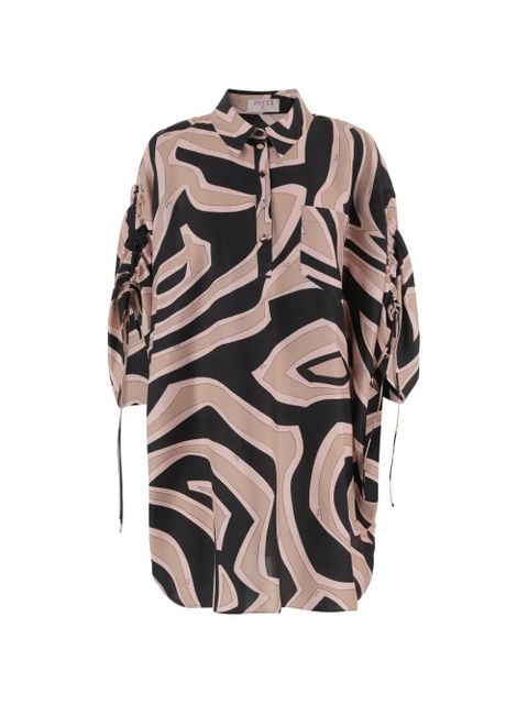 PUCCI Labirinto-print silk kaftan - Black - zdjęcie produktu nr 1